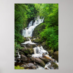 Pôster Cachoeira Torc, cenário, Irlanda