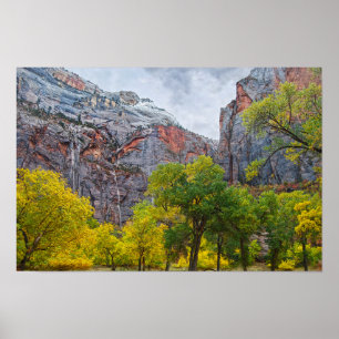 Poster Cachoeiras, Parque Nacional de Zion, Utah