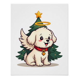 Pôster Cachorro Anjo Maltês