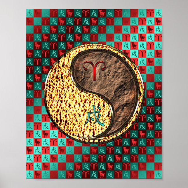 Poster Cachorro Aries & Earth (Frente)