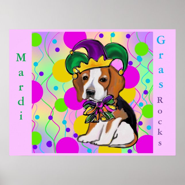 Poster Cachorro Beagle (Frente)