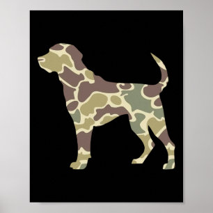 Poster Cachorro Caçador de Caça na Velha Escola