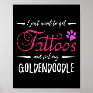 Poster Cachorro Cachorro Cachorro Cachorro Tatuagem Engra