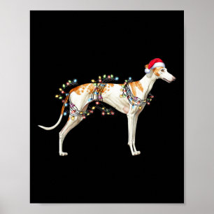 Poster Cachorro Cachorro Papai Noel Que Luz De Natal