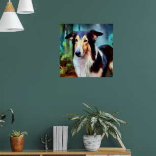 Poster Cachorro Collie Suave