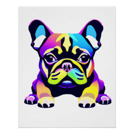 Pôster Cachorro Colorido