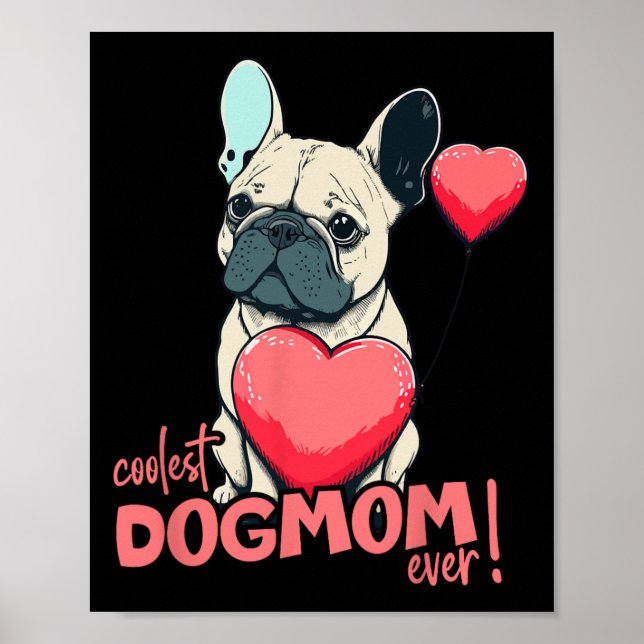 Poster Cachorro Com Cartaz - Cachorro Mais Legal Que Nunc (Frente)