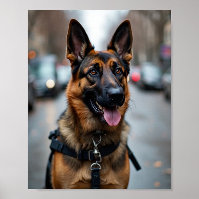 Poster Cachorro da Polícia (Frente)