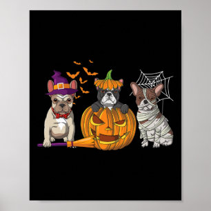 Poster Cachorro das bruxas bruxas da múmia da abóbora