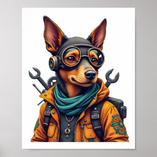 Poster Cachorro de Aventura