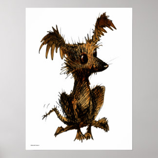 Poster Cachorro de Brinquedo Engraçado