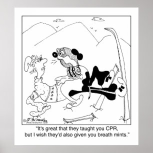 Pôster Cachorro de Emergência Conhece CPR