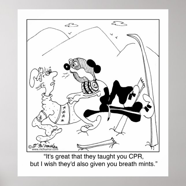 Pôster Cachorro de Emergência Conhece CPR (Frente)