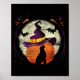 Poster Cachorro de Halloween Labrador Feminino