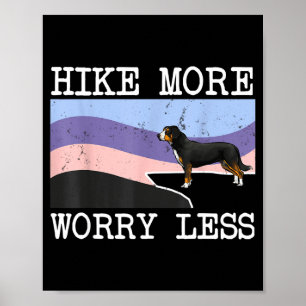 Poster Cachorro de montanha Entlebucher faça mais caminha