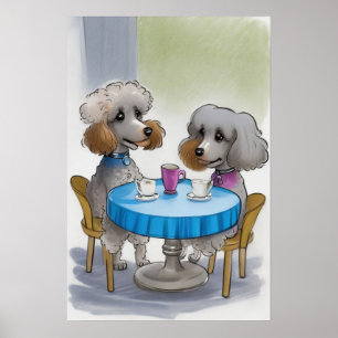 Poster Cachorro de Poodle