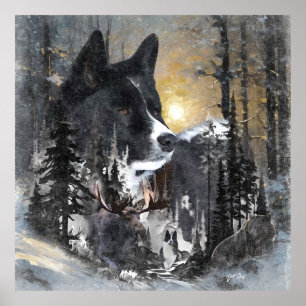 Poster Cachorro de Urso Karelian