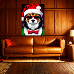 Poster Cachorro dos Papais noeis mais legais na cidade