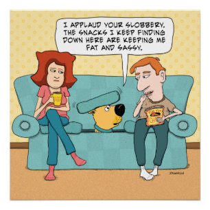 Pôster Cachorro Engraçado Encontrando Cachorros Poster