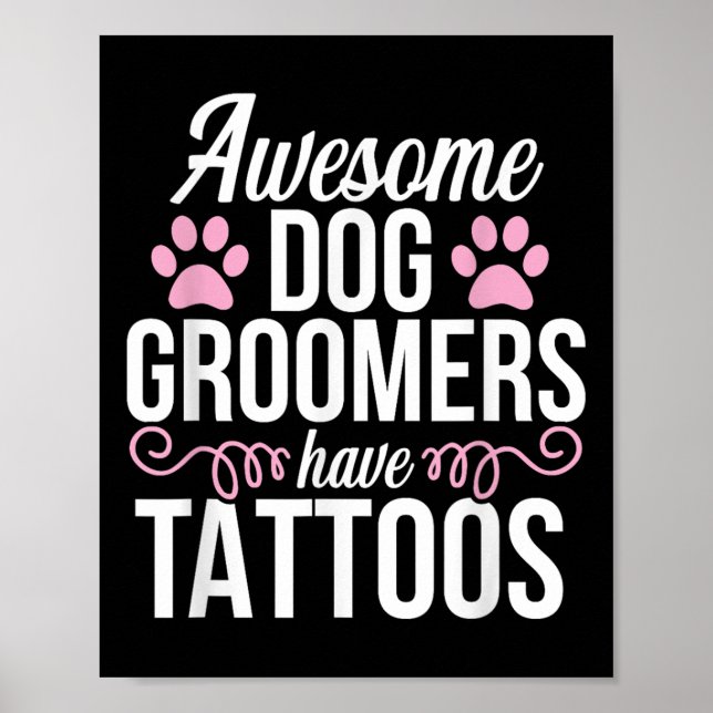 Poster Cachorro Engraçado Tatuagens Cuecas Engraçadas Pet (Frente)
