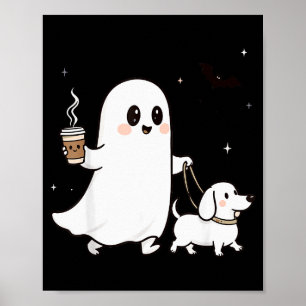 Poster Cachorro Fantasma do Halloween Caminhando Temporad
