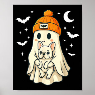 Poster Cachorro Francês Fantasma Brinquedo Amante de Bull