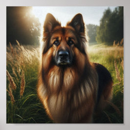 Poster Cachorro German shepherd bonito
