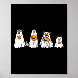 Poster Cachorro giro vestido como boi divertido do Fantas