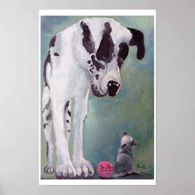 Poster Cachorro Grande, Cachorro Pequeno (Frente)