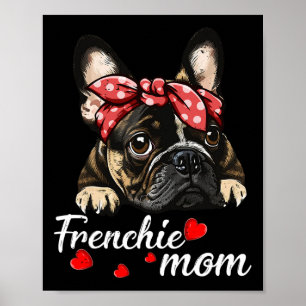 Poster Cachorro Mãe Francês Cachorro Mãe Dia de as mães