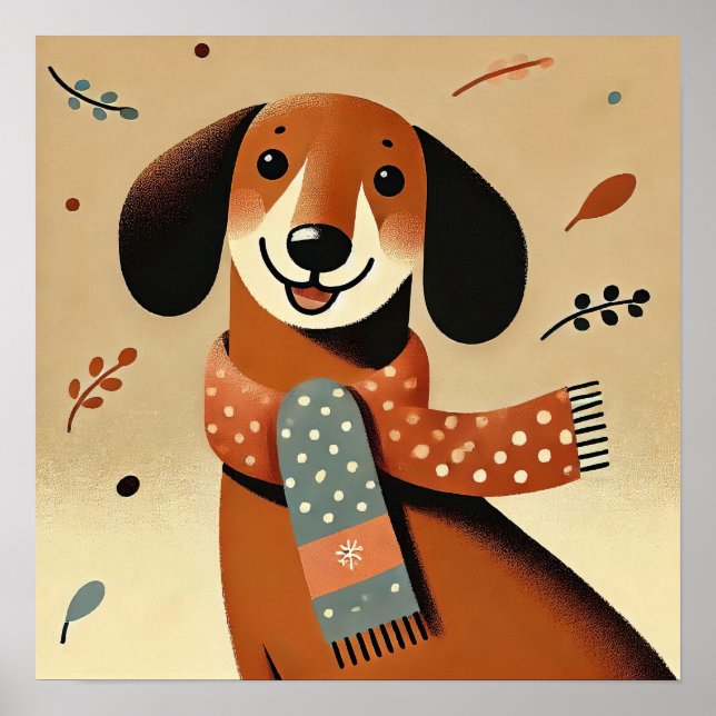 Poster Cachorro Maravilha de Inverno (Frente)