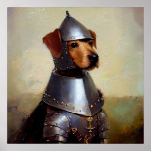 Poster Cachorro Medieval