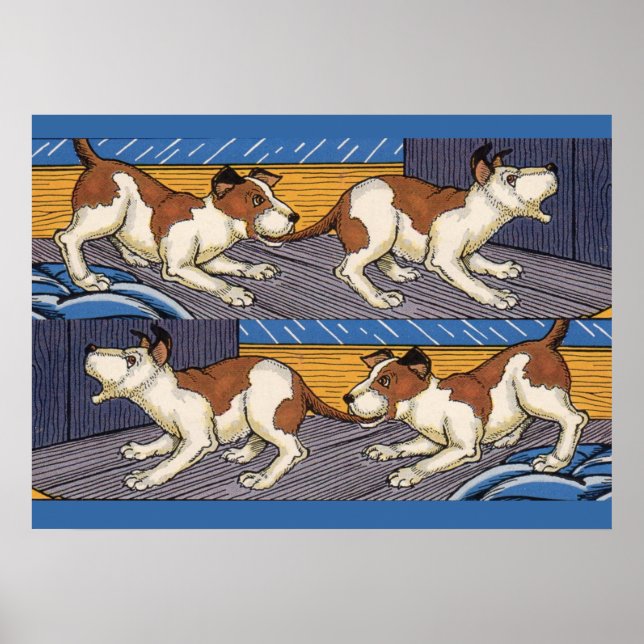 Pôster Cachorro morde cão (Frente)