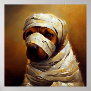 Poster Cachorro Mummy
