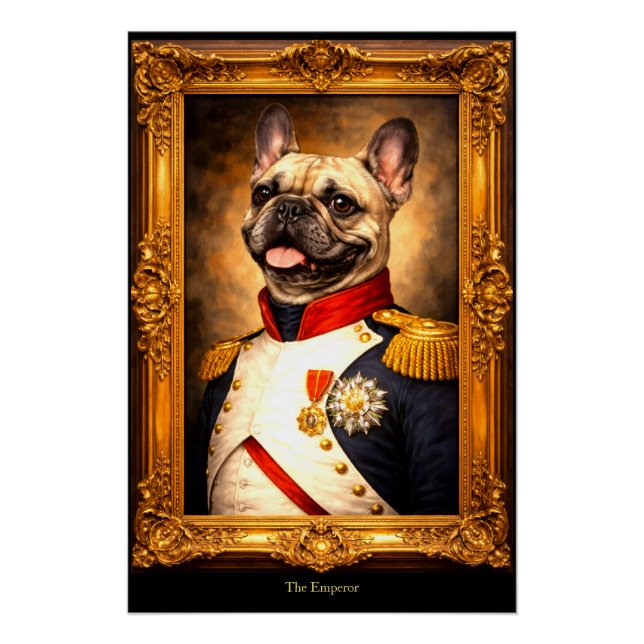 Pôster Cachorro o Imperador (Frente)