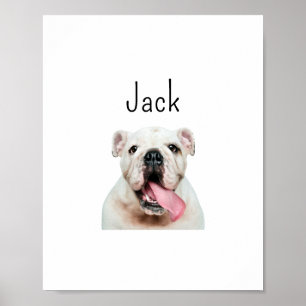 Poster Cachorro Personalizado Moderno, Retrato de estimaç