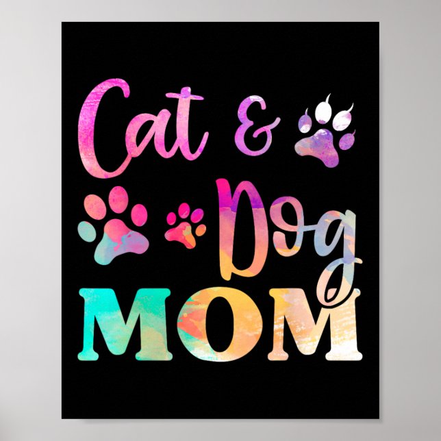Poster Cachorro Pet Mamãe Camisa Para Mulheres (Frente)