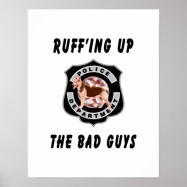 Pôster Cachorro Policial K9 (Frente)