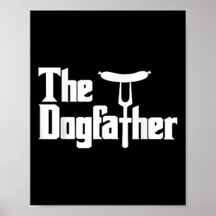 Poster Cachorro Quente Engraçado Piada de Churrasco Engra