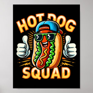 Poster Cachorro Quente Esquadrão Quente Engraçado Equipe