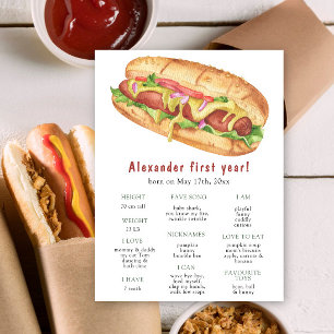 Poster Cachorro Quente Primeiro Aniversário - Dia da Etap