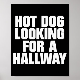 Poster Cachorro Quente Procurando Por Um Corredor Diverti