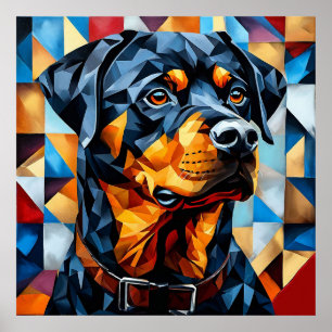 Poster Cachorro Rottweiler