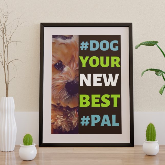 Poster #Cachorro, seu novo melhor #Pal...Cavapoo (Criador carregado)