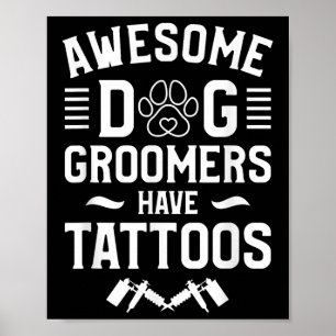 Poster Cachorros Fantásticos Têm Tatuagens Tatuagem Lover