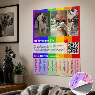 Poster cachorros imprimíveis para venda modelo