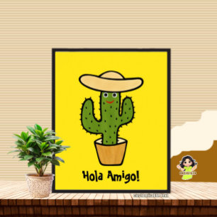 Poster Cacto verde