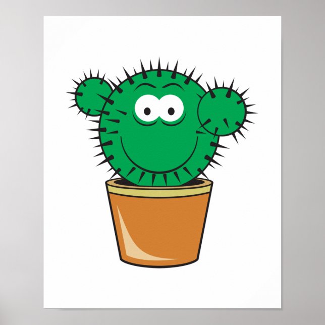 Poster Cactus Face (Frente)