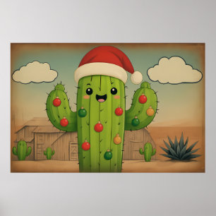 Poster Cactus Natal