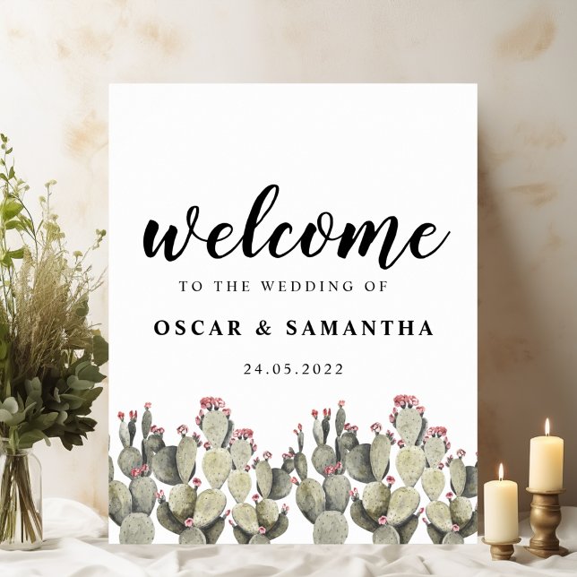 Poster Cactus Verde Moderno (Criador carregado)